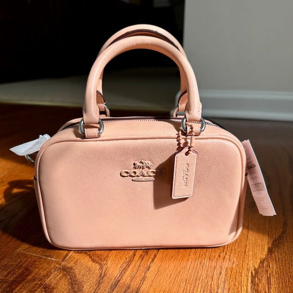 Coach Faded Blush Crossbody Satchel New with Tags - Picture 3 of 16